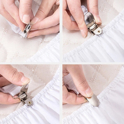 Mattress Sheet Clips Holders Fasteners Grippers Straps Suspender Fitted