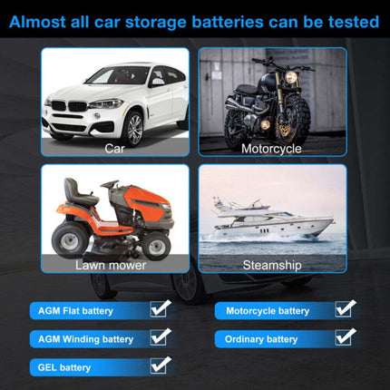 Car Battery Tester 12V - BK100 Digital Load Analyzer with Bluetooth for Smartphone