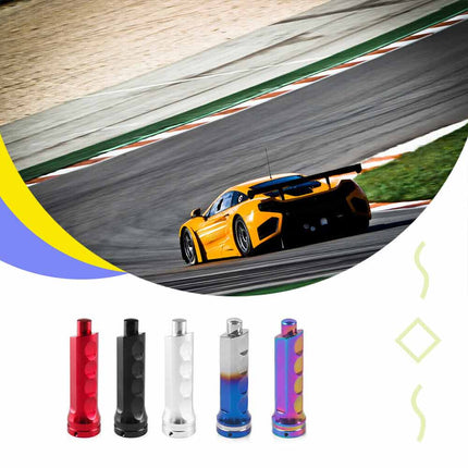 Universal Aluminum Alloy Car Handbrake Cover | Anti-Slip Grip Sleeve for Easy Installation & Style Upgrade