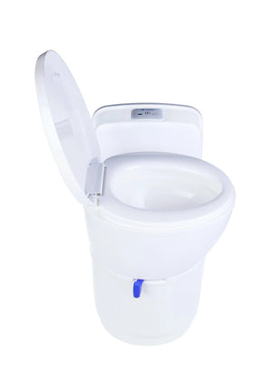 3J-W5000 RV Toilet: Compact 17.2L Tank with Rotating Bowl for Space Saving & Easy Cleaning