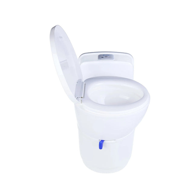 3J-W5000 RV Toilet: Compact 17.2L Tank with Rotating Bowl for Space Saving & Easy Cleaning