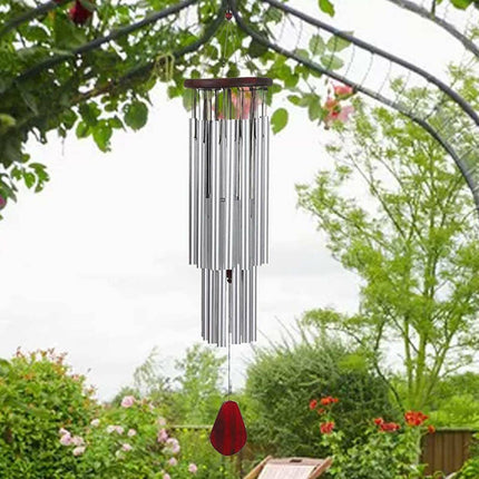Commemorative Aluminum Tube Wind Chime Ornament for Garden Home Decor