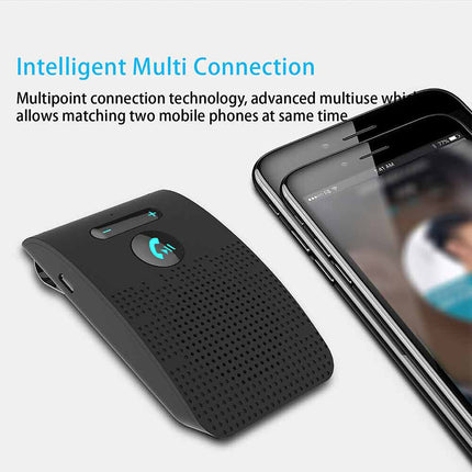 Bluetooth Sun Visor Speakerphone | Wireless Hands-Free Car Kit for Safe Driving & Crystal Clear Calls
