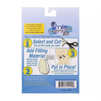 Flex Comfort Fit Temporary Teeth Replacement Top Repair Kit