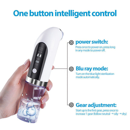 Vacuum Blackhead Remover Facial Pore Suction Cleaner for Acne & Pimples