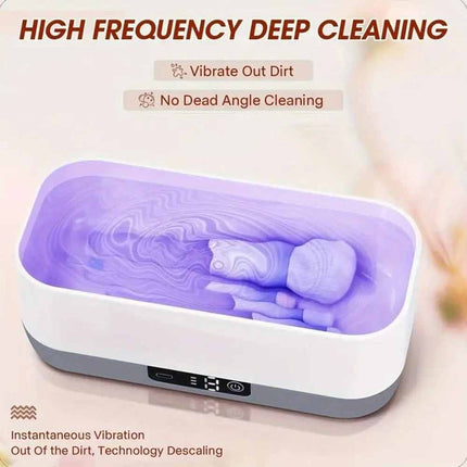 Rechargeable Ultrasonic Cleaner Machine for Watch Jewellery & Glasses