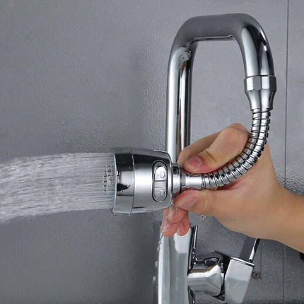 360° Rotating Kitchen Faucet Extender Head, Water-Saving Aerator Spray Nozzle for Sink Tap