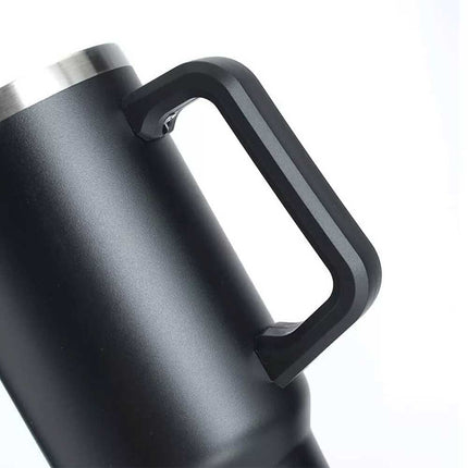 40 oz Insulated Stainless Steel Tumbler with Straw Lid - Leak-Proof Vacuum Flask for Hot & Cold Beverages