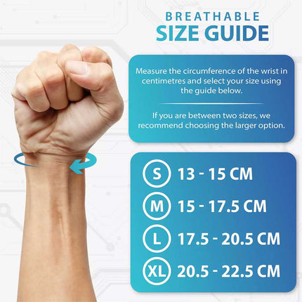 Breathable Wrist Support Splint for Sprain Injury & Carpal Tunnel Pain