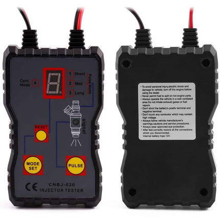 Universal Fuel Injector Tester Cleaner Tool Kit - 4 Pulse Mode Adapter for Car Truck Motorcycle