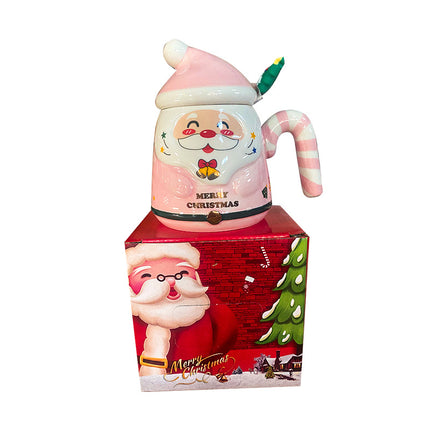 400ml Christmas Ceramic Santa Coffee Mug with Gift Box Xmas Present