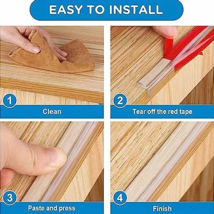 5M Baby Safety Foam Table Edge Corner Protector Guard Strip 10mm Bumper