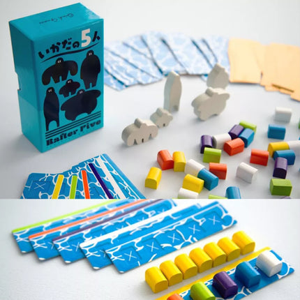 Rafter Five Action Building Board Game for 1-6 Players Party Cards Game