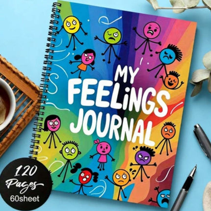 120 Pages Mental Health Journal – Mood Tracking & Feeling Diary for Emotional Wellness