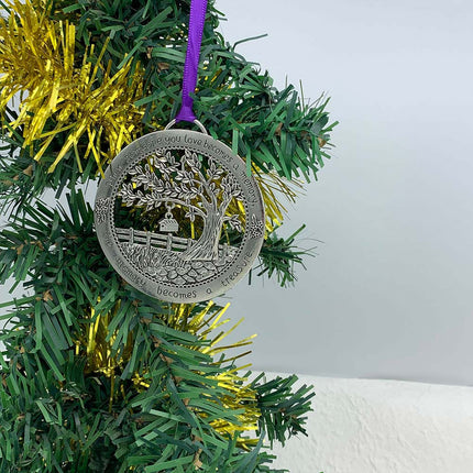 Metal Memory Wall Tree Keepsake Hanging Sign Plaque Ornament