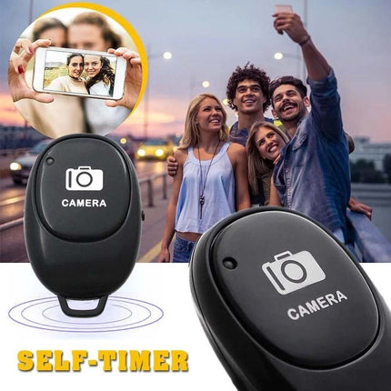2Pcs Wireless Bluetooth Camera Shutter Remote Control for iOS & Android