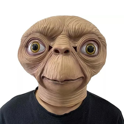 Realistic Latex ET Alien Mask Costume for Party Cosplay & Fancy Dress