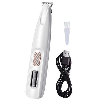Cordless Professional Pet Clippers – Low Noise Dog Hair Shaver & Grooming Trimmer with Adjustable Blade Kit
