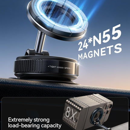 MagSafe Magnetic Car Mount 360° Suction Cup Holder for iPhone & Android