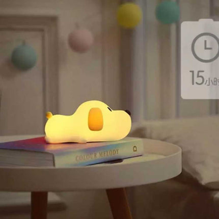 Rechargeable Cute Puppy Touch Night Light for Kids Gift