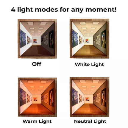 3D Visual USB Night Light, Eye-Catching 3D LED Effect for Desk, Ideal Gift