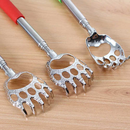 Extendable Bear Claw Back Scratcher, Portable Telescopic Massage Tool for Itch Relief
