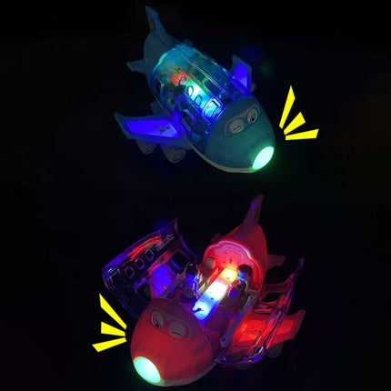 360° Rotating Electric Toy Plane with Sound & Light, Xmas Gift for Boys