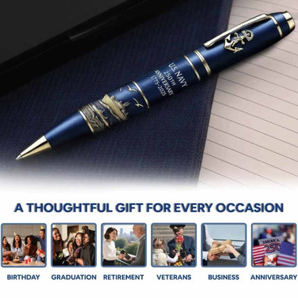 U.S. Navy 250th Anniversary Pen (1775–2025) – Naval Collectible Gift