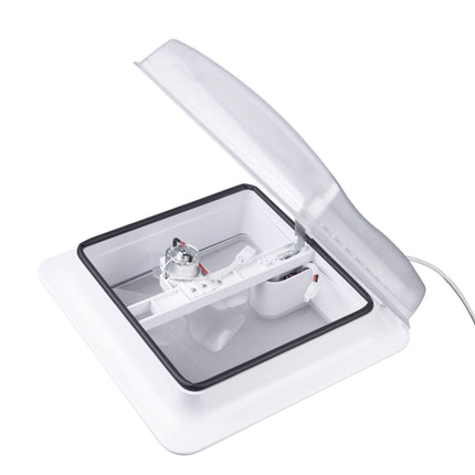 12V Powered Roof Ventilation Fan Hatch for Showers - 280mm - Fits Finch Caravans & Motorhomes