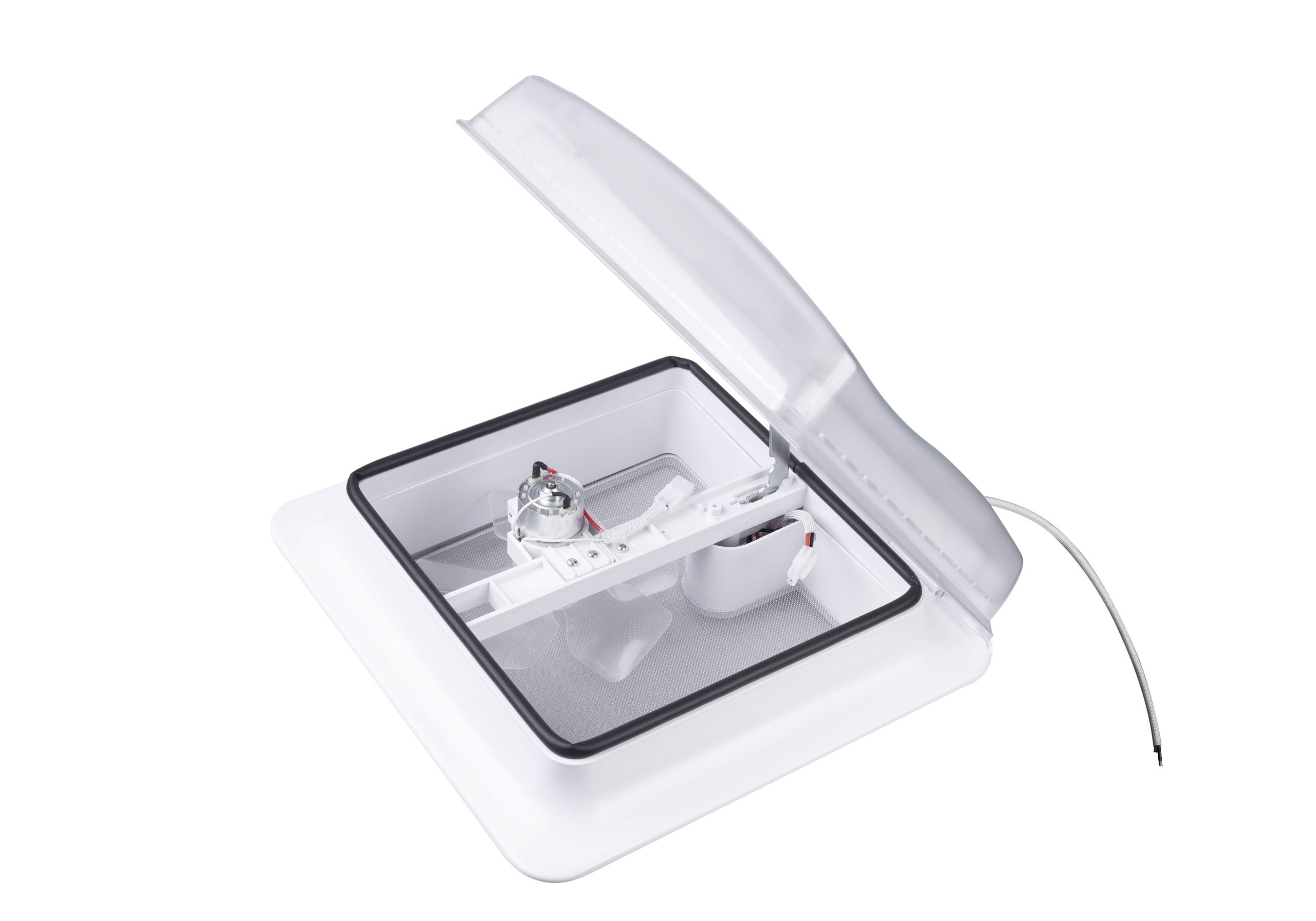 12V Powered Roof Ventilation Fan Hatch for Showers - 280mm - Fits Finch Caravans & Motorhomes