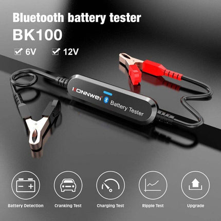 Car Battery Tester 12V - BK100 Digital Load Analyzer with Bluetooth for Smartphone