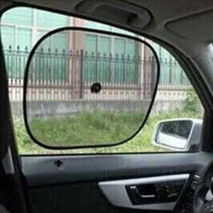 2Pcs Car Sun Shade Mesh - Max UV Block for Front/Rear Window & Kids