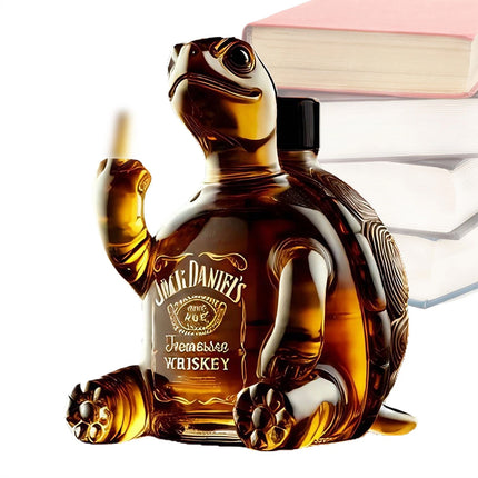 2025 Unique Turtle Glass Whiskey Bottle Decanter Animal Gift
