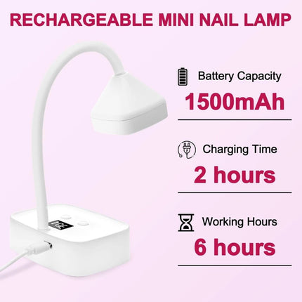 Professional UV LED Nail Lamp Gel Curing with USB