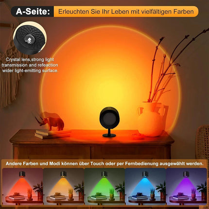 Rechargeable RGB Magnetic LED Wall Sconce Night Lamp with Remote