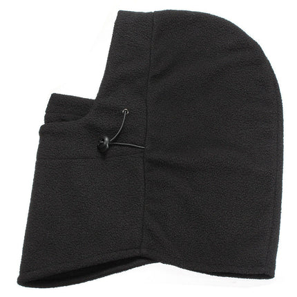 Winter Ski Warm Hood, Double Layer Thick Fleece Windproof Cap