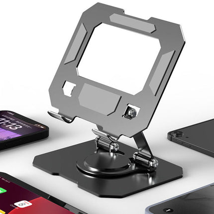 Portable Metal Desktop Swivel Stand for Tablet & Laptop, iPad Pro/Air