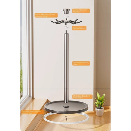 Rotatable Kitchen Tool Holder for Spoon, Spatula, Whisks
