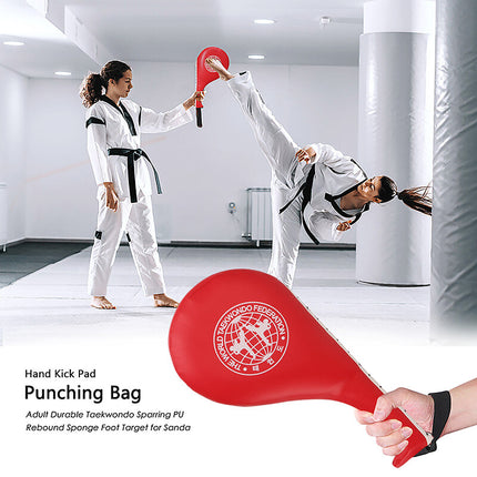 Double Kick Paddle & Punch Pad for Taekwondo, MMA, Kickboxing Training