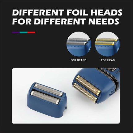 Electric Foil Shaver for Men Cordless Waterproof Shaving Machine Skin Fade