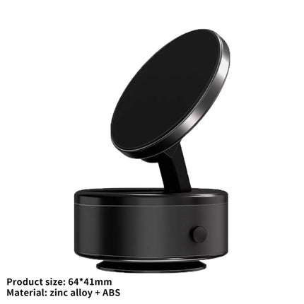 Auto-Unlock Phone Holder: Strongest Magnetic Suction + Fast Wireless Charging, 360° Rotating Dashboard Mount for All Phones