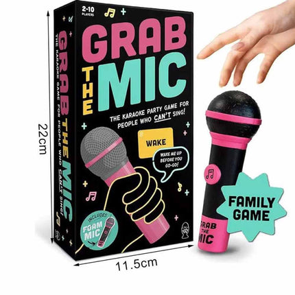 Grab The Mic Lucky Egg – Exciting Party Game for 4 People Who Can’t Sing
