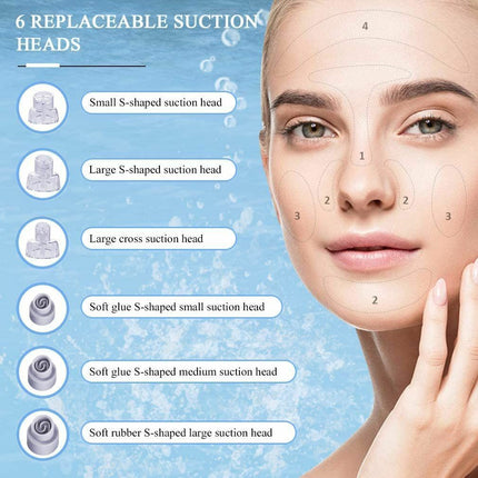 Vacuum Blackhead Remover Facial Pore Suction Cleaner for Acne & Pimples