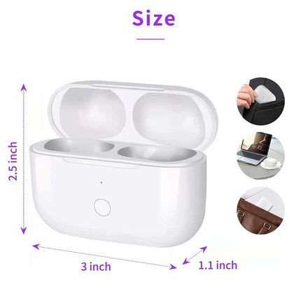 Wireless Charging Case for AirPods Pro 1 & 2 – Bluetooth Compatible