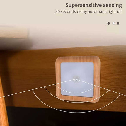 Battery 6LED Motion Sensor Night Light for Indoor Closet Cabinet Wall
