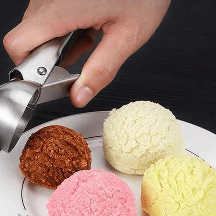 Multifunctional Stainless Steel 2-in-1 Ice Cream Scoop & Dessert Maker