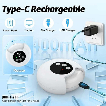 Rechargeable Electric Nail Clipper & File Safe Automatic Trimmer Cutter