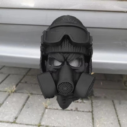 3D Printed Tow Bar Ball Cover – Steel Helmet Trailer Hook Cap