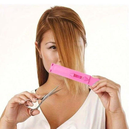 Professional Bang Hair Trim DIY Clip Comb Fringe Cutting Tool Set