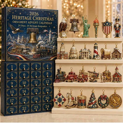Christmas Countdown Calendar 2D Acrylic Nutcracker Advent 24-Day Ornament